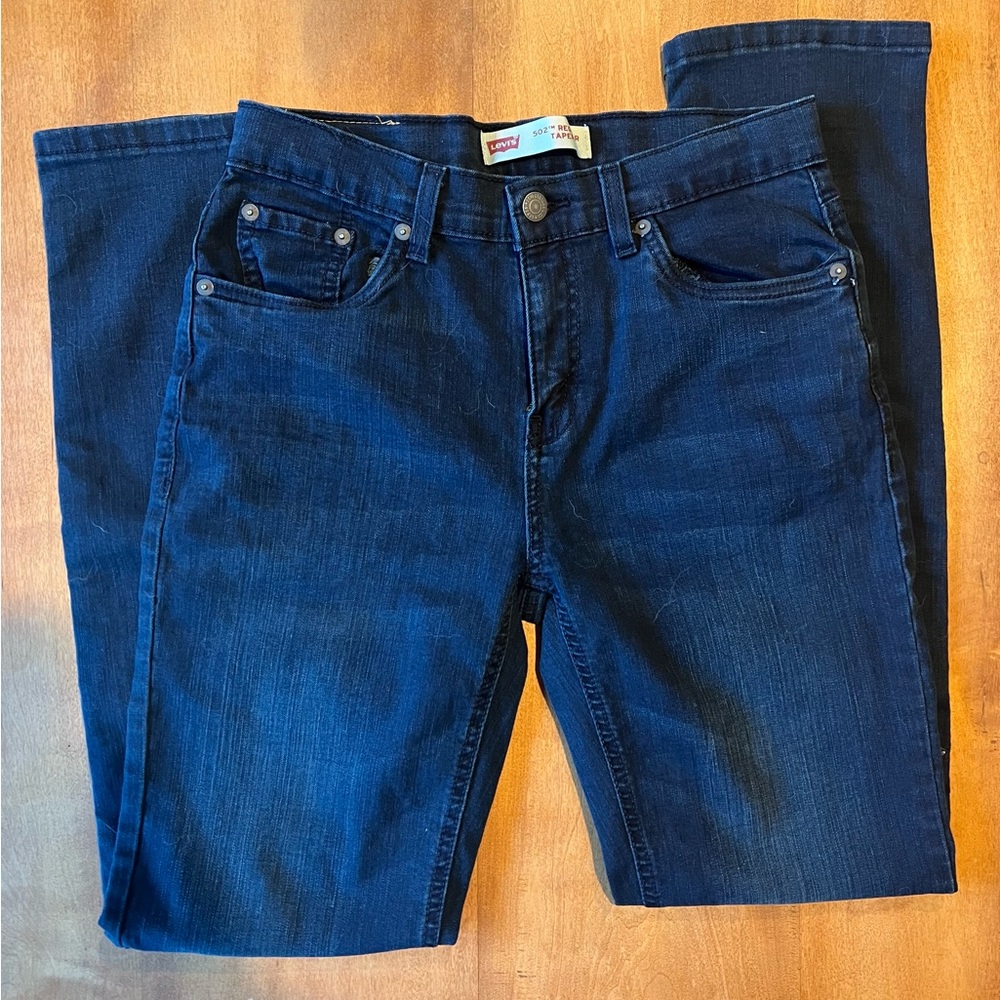 Men’s Levis 502 Dark Wash (Blue) w28 l30